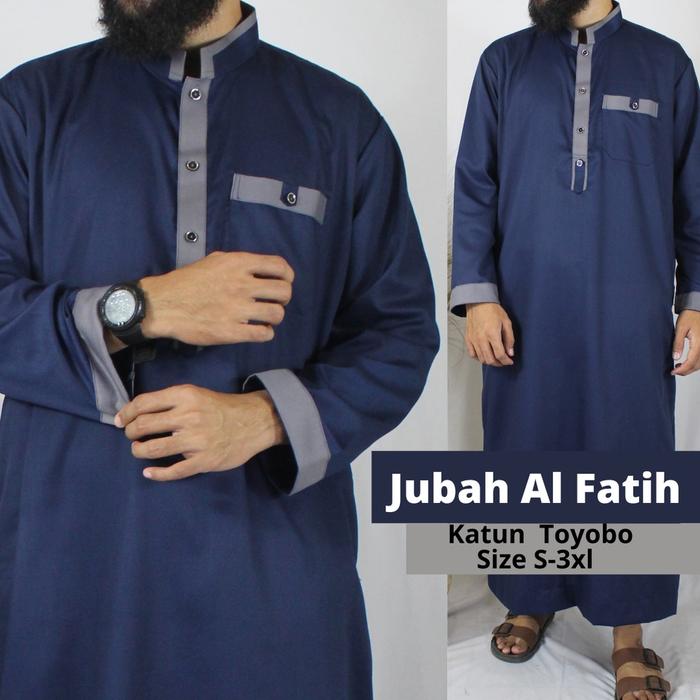 TM27 GAMIS JUBAH BAJU KOKO IKHWAN LENGAN PANJANG AL FATIH TOYOBOJUBAH