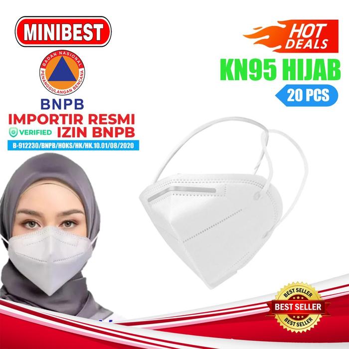 TM27 MASK KN95 HIJAB ISI 50PCS MASKER KN95 MASKER HIJAB KN95 HEADLOOP