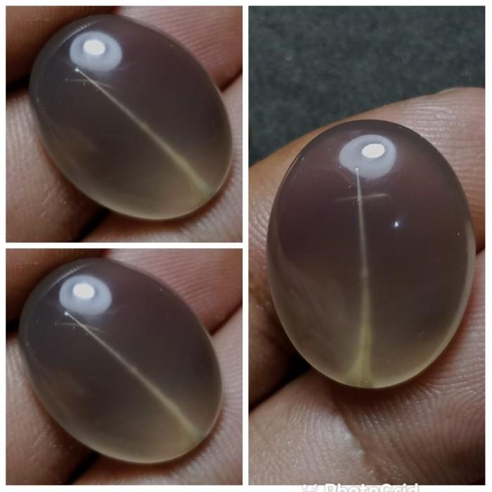 Natural Akik Batu Susup Motif Gambar Tiang Gedung Cakar Langit Antik 1