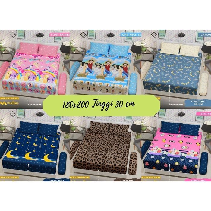 TM27 SPREI MONALISA PREMIUM KARAKTER 180X200X30 (TINGGI 30 CM)
