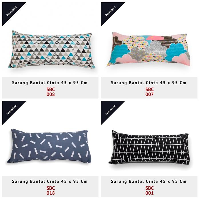 TM27 SARUNG BANTAL CINTA 45 X 95 BESAR JUMBO ,