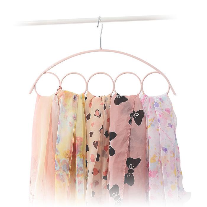 . 1Pc Scarf Rack Plastic Cloth Hanger Wardrobe Scarves -