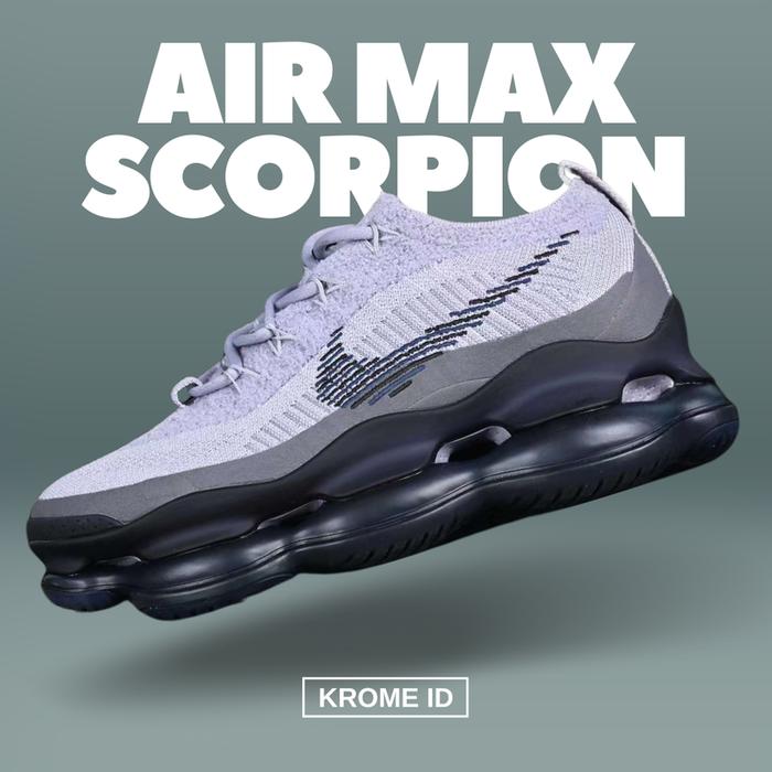 AM Scorpion Grey Black DJ4701-006 (Size 35.5-47.5)