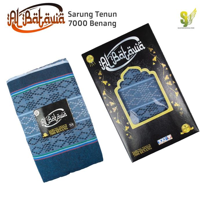 Produk Promo Sarung Tenun Pria Al Batavia Kain Sarung Tenun Al-Batavia