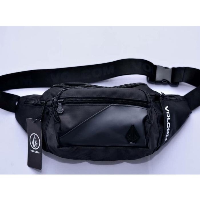 Dicari tas waistbag volcom tas pinggang saku banyak original