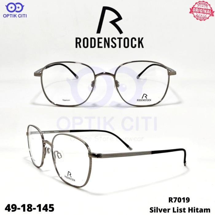 frame kacamata pria wanita kotak rodenstock original R 7019 titanium