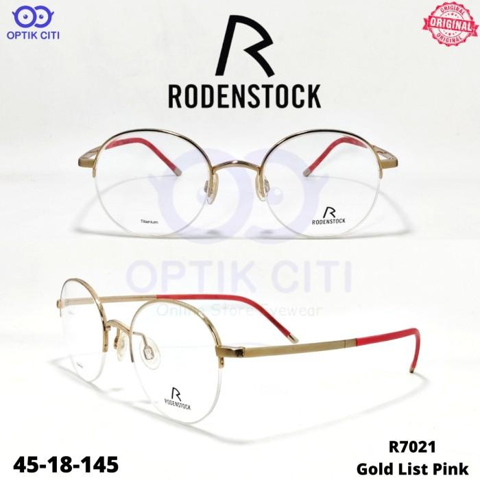 frame kacamata pria wanita bulat titanium rodenstock original R 7021