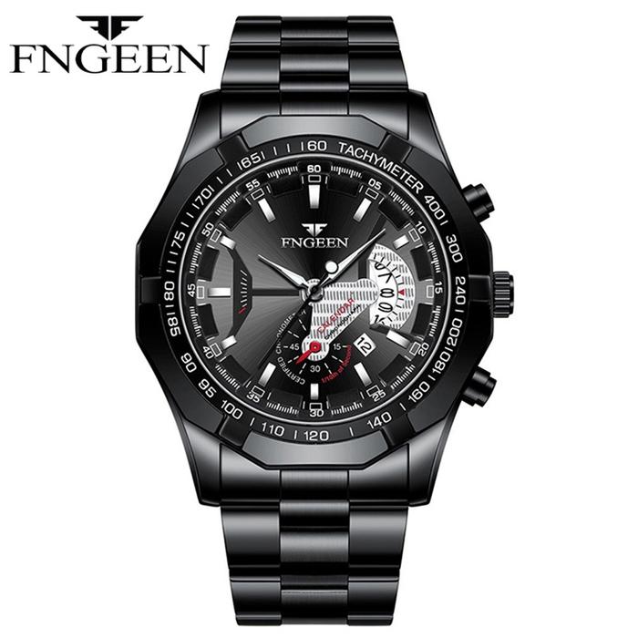 FNGEEN S001 Luxury Stainless Steel Quartz Original Watch