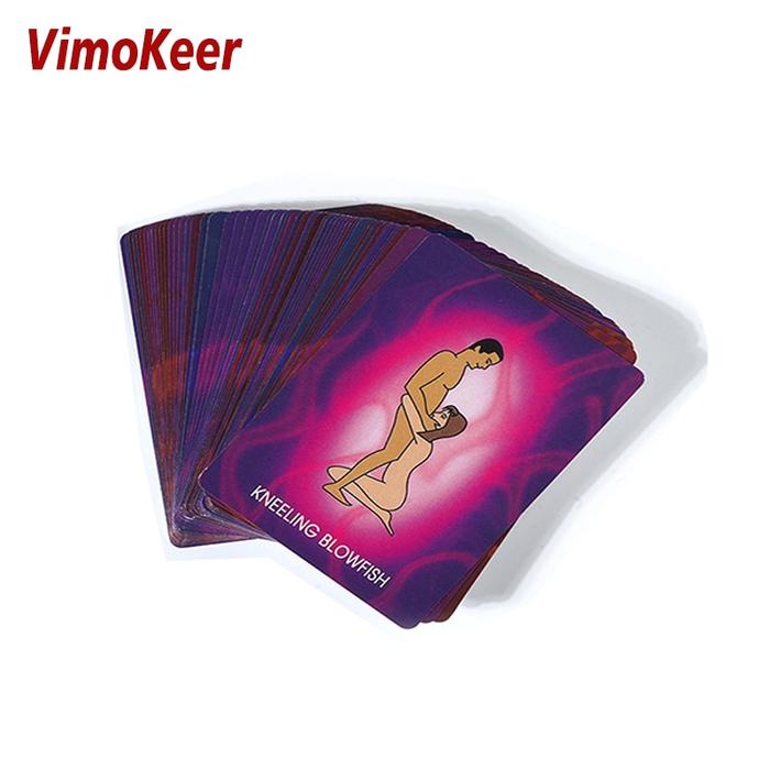 Vimokeer R-18 sex style card bedroom command toys for couple game sex