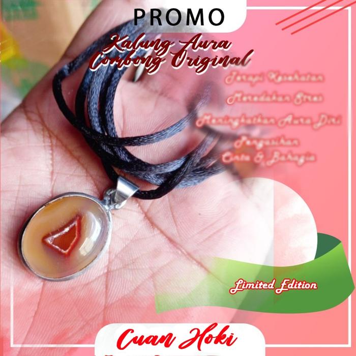KALUNG AURA LIONTIN BATU COMBONG ASLI ALAM ORIGINAL