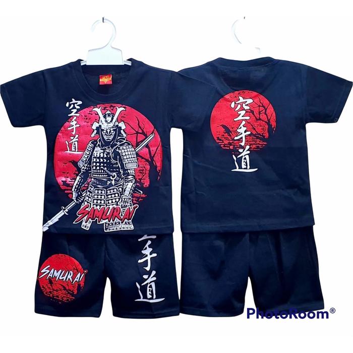 M2M SETELAN BAJU SAMURAI JAPAN STYLE KAOS BAJU SAMURAI DISTRO