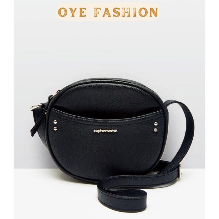 Tas Selempang Wanita Heonna Black Sophie Martin Sling Bag Branded