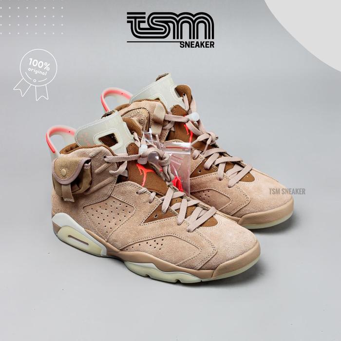 Air Jordan 6 Travis Scott British Khaki 100% Authentic BNIB