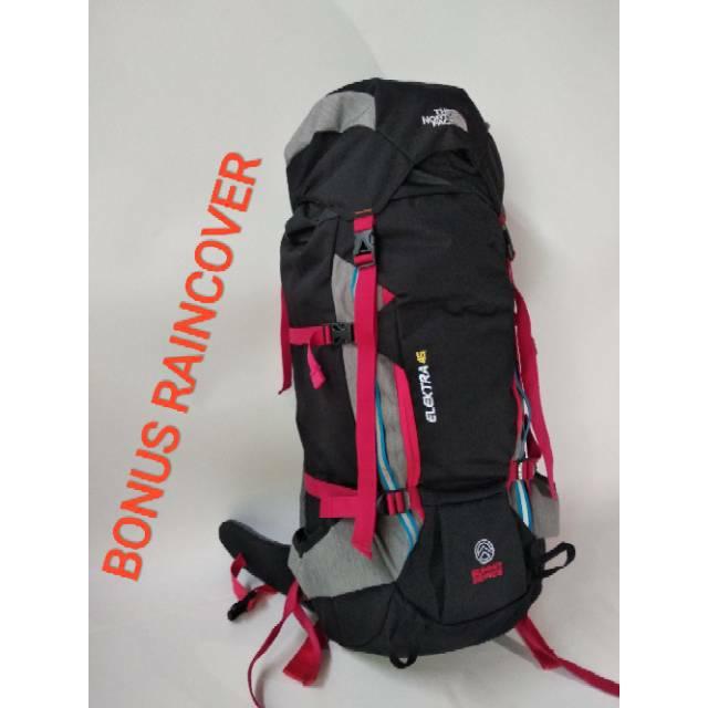 terbaru(MRT) Carrier / Tas Gunung The North F Elektra 45 liter ready