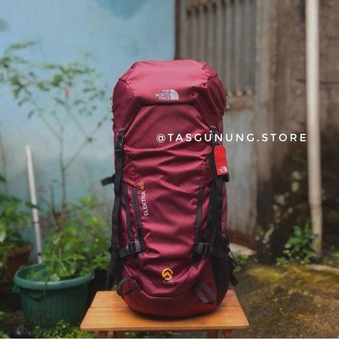 terbaru(MRT) Tas Gunung 45L 50L Murah - Tas Carrier TNF Elektra 45L /
