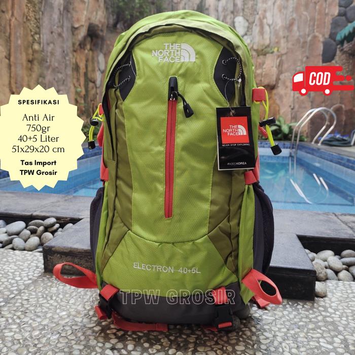 terbaru(MRT) TAS RANSEL TNF TAS PUNGGUNG THE NORTH F OUTDOOR 40+5 L