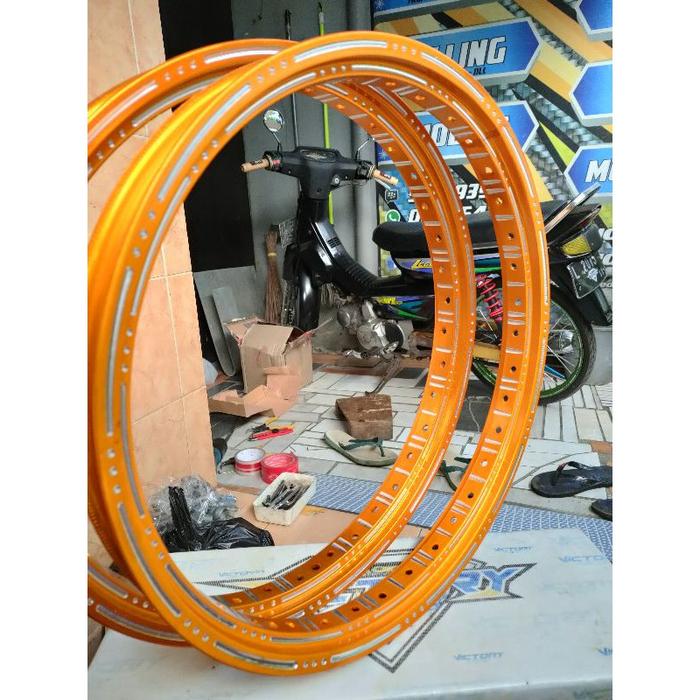 velg model t shape warna gold ukuran 140 140 custom milling