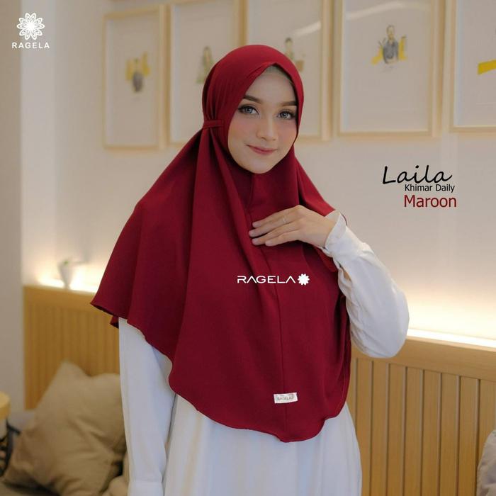 Hijab Jilbab Kerudung Khimar Murah Daily Khimar Laila By Ragela