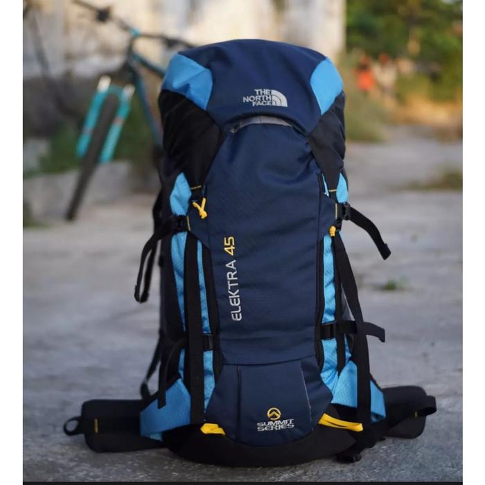 terbaru(MRT) TAS GUNUNG CARRIER TAS CAMPING TNF THE NORTH F 45 LITER