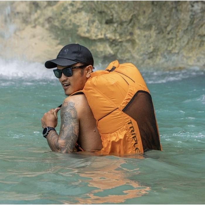 terbaru(MRT) Backpack gunung Terra waterproof triple outdoor kap 35-40
