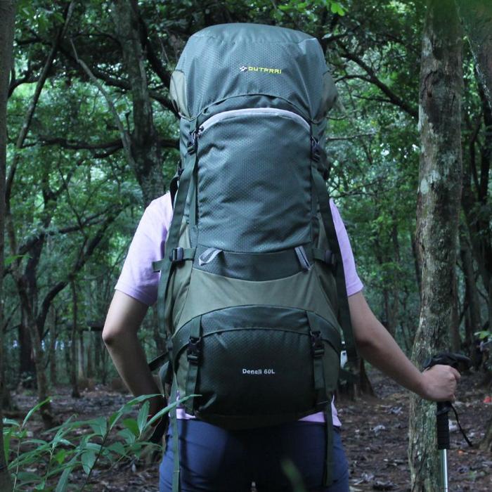 terbaru(MRT) Carrier 60L Tas Gunung Tas Carrier 60L Outdoor Tas Keril