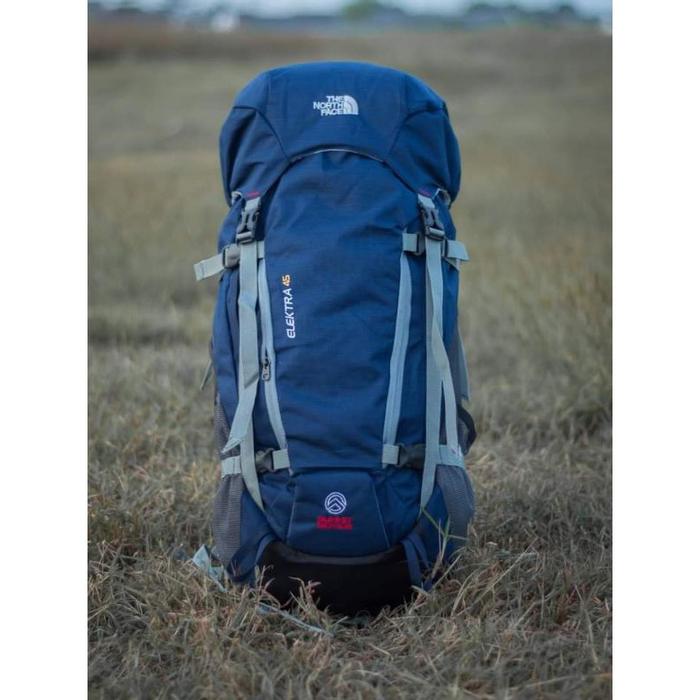 terbaru(MRT) Tas gunung carrier The north f TNF elektra 45L ready