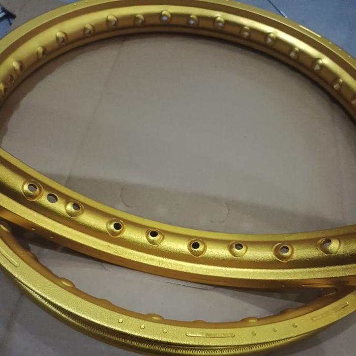 Obral Velg Rossi 140 17 Coak Bintik Full Gold Bijian