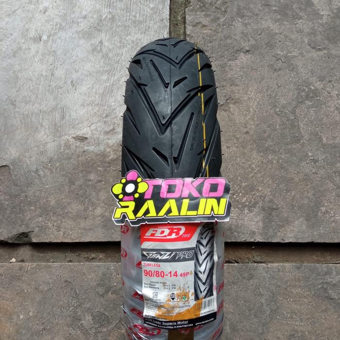 Ban Luar Ban Motor Fdr 14 90/80 90 80 14 Type Genzi Pro