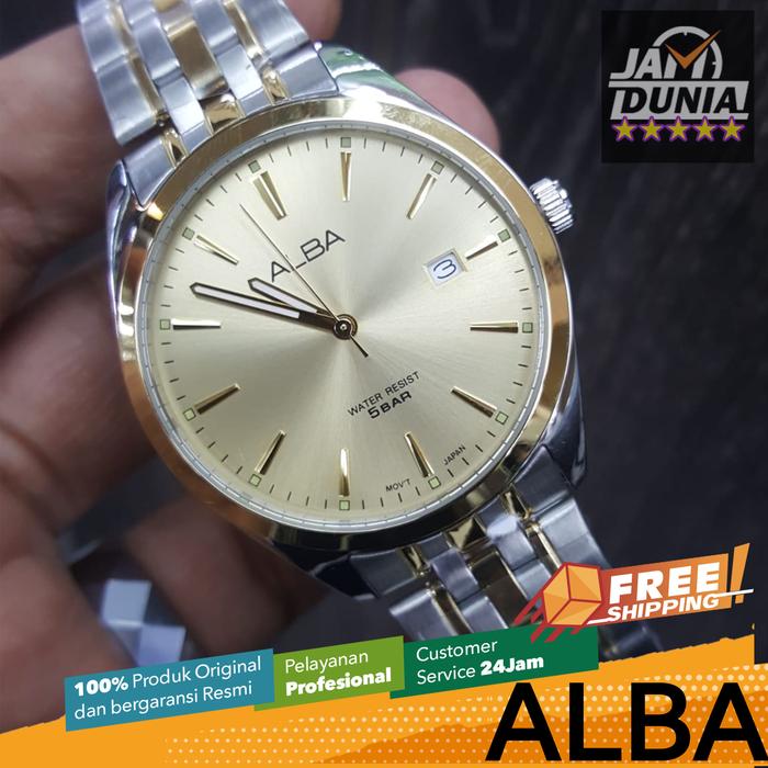 ALBA ORIGINAL AS9Q98X1 AS9Q AS9Q98 AS9 JAM TANGAN PRIA JAM PRIA CT