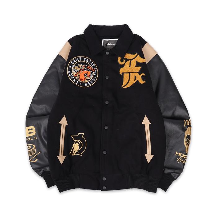 Jacket Varsity Foxes Dailybased Jaket baseball pria wanita news