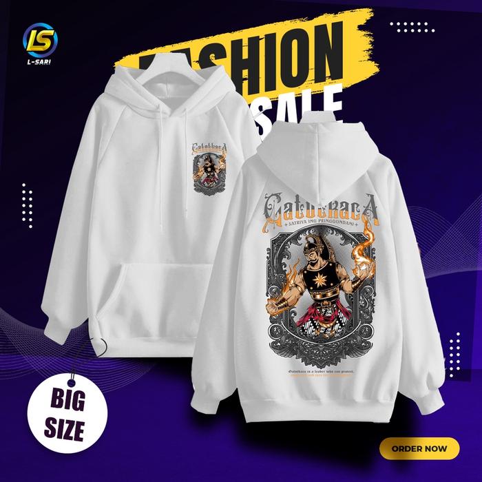 JAKET PRIA GATOTKACA BIG SIZE S M L XL 2XL 3XL 4XL BIG SIZE HOODIE