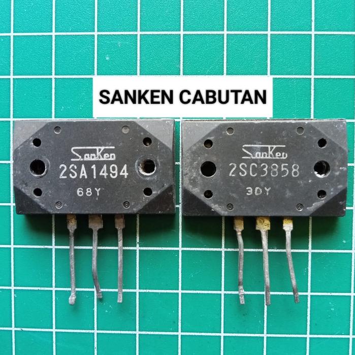 Laris Transistor SANKEN 2SA1494 - 2SC3858 2SA1619 - 2SC2922 Cabutan