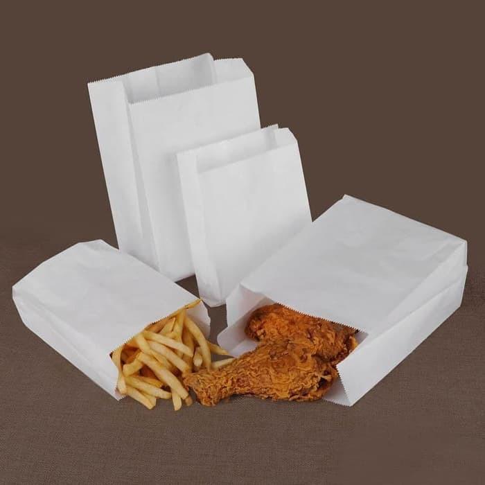 Laris 25Pcs Paper Bag Kantung Makanan Kertas Makanan
