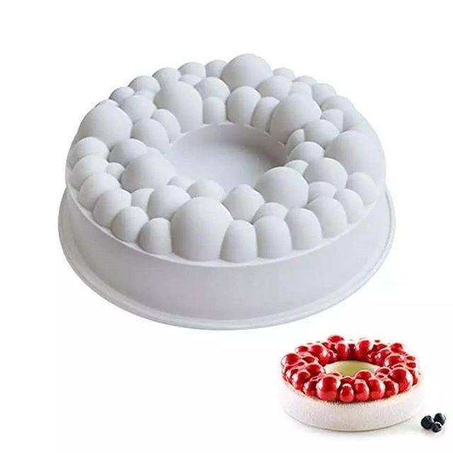 Laris Cetakan silikon besar bubble crown cetakan silikon puding besar