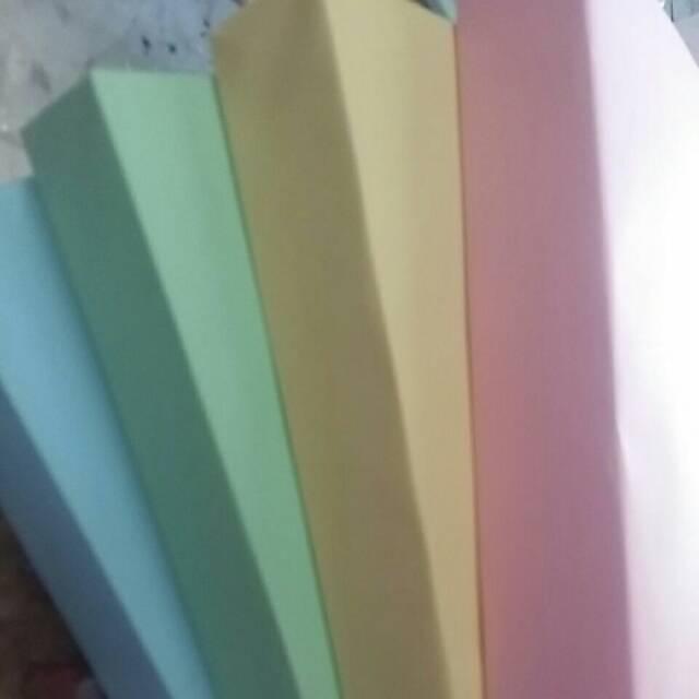 Laris Kertas HVS warna 70gr pink, biru, hijau, kuning F4 / A4