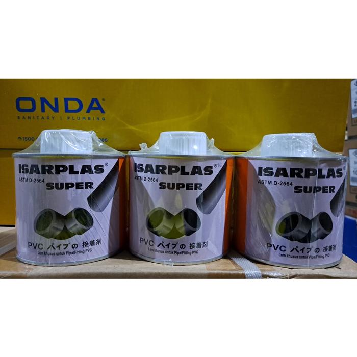 Dicari Lem PVC ISARPLAS Original 400 Gr ( Kemasan Kaleng )