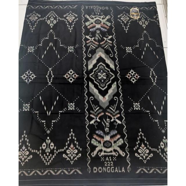 Terbaik Sarung Donggala HITAM KEMBANG 3D