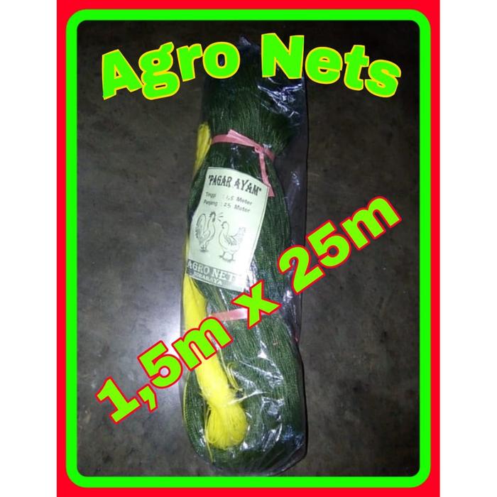 Laris Jaring ayam serbaguna 1,5m x 25m 3,5inch, jaring pagar ayam,