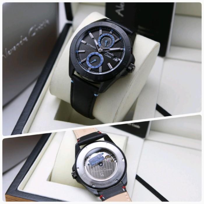 ALEXANDRE CHRISTIE 3045 AUTOMATIC BLACK LISTBLUE PRIA ORIGINAL GARANSI