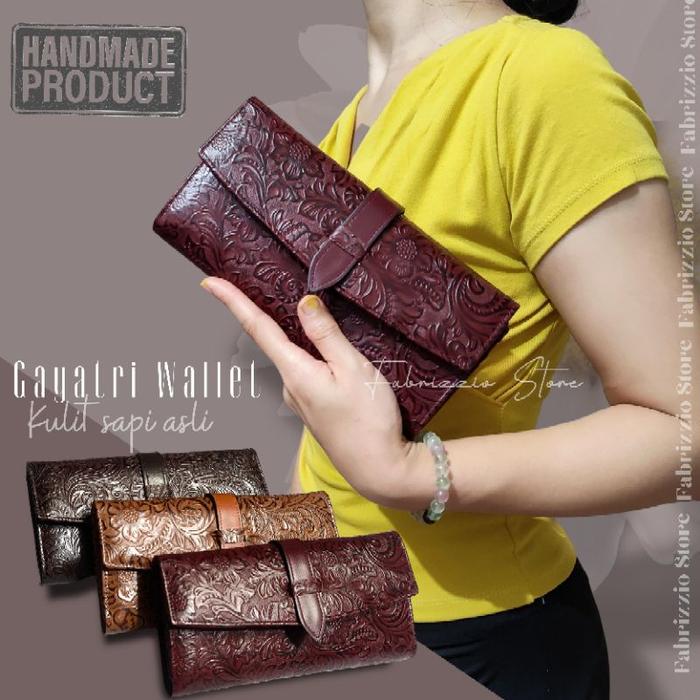 PROMO DOMPET WANITA ETNIK GAYATRI WALLET KULIT ASLI