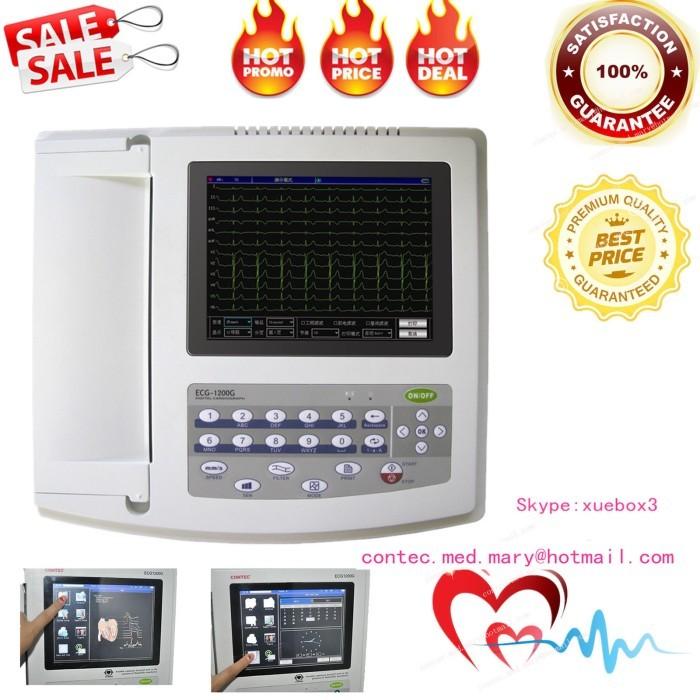 US Digital 12-lead 12-channel Electrocardiograph ECG/EKG Machine