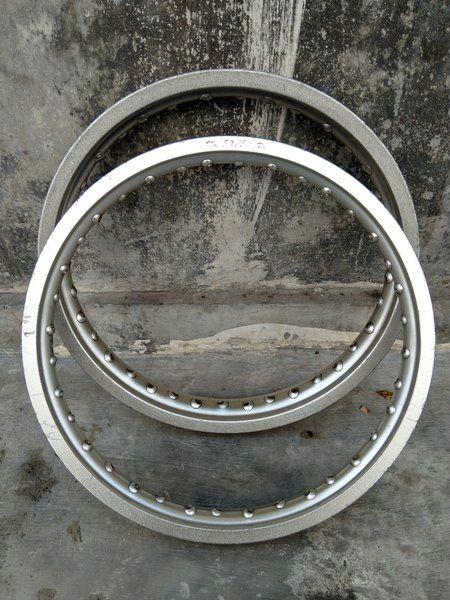 velg TK Japan TK Excel rim sikver kulit jeruk UK 160 185 ring 17 pakai