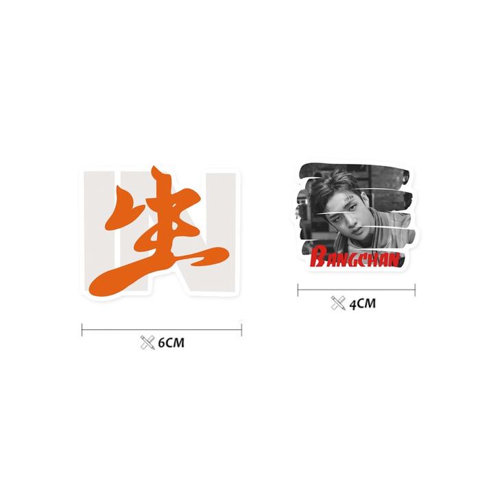 76pcs Stiker Kpop Stray Kids Untuk Dekorasi Koper / Notebook Diy