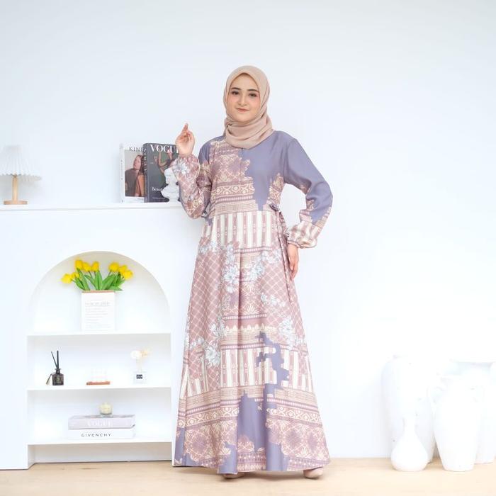 Gamis Terbaru Viona Busui / Gamis Jumbo Maxmara / Dress Jumbo Terbaru