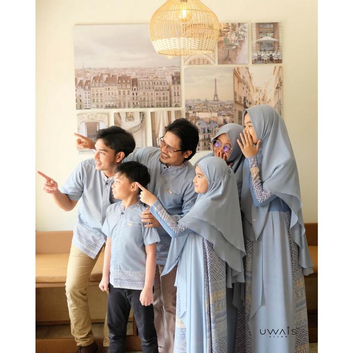 GAMIS SARIMBIT SYARI BAJU COUPLE UWAIS HIJAB REINA BATIK CRINCKLE