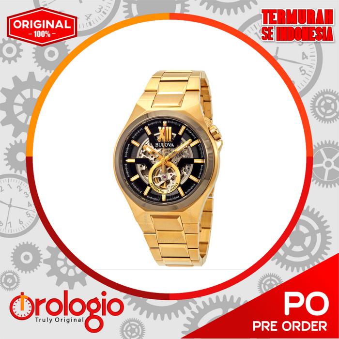 Jam Tangan BULOVA Classic Automatic Black Dial Men's Watch Item No. 98A178