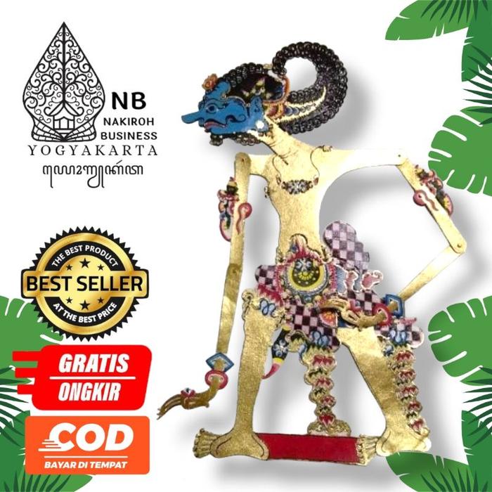 Wayang Kulit Sapi ASLI Antasena/Ontoseno Alusan Ukuran Standar Dalang
