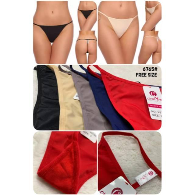 GSTRING CHELYNE 6765 CELANA DALAM LYCRA TALI - BUNGALILY