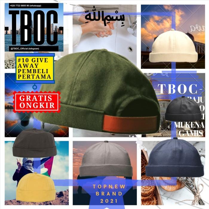 Topi Hat Peci Miki Hijrah Muslim Peci Gaul Pria Cowok Army Distro