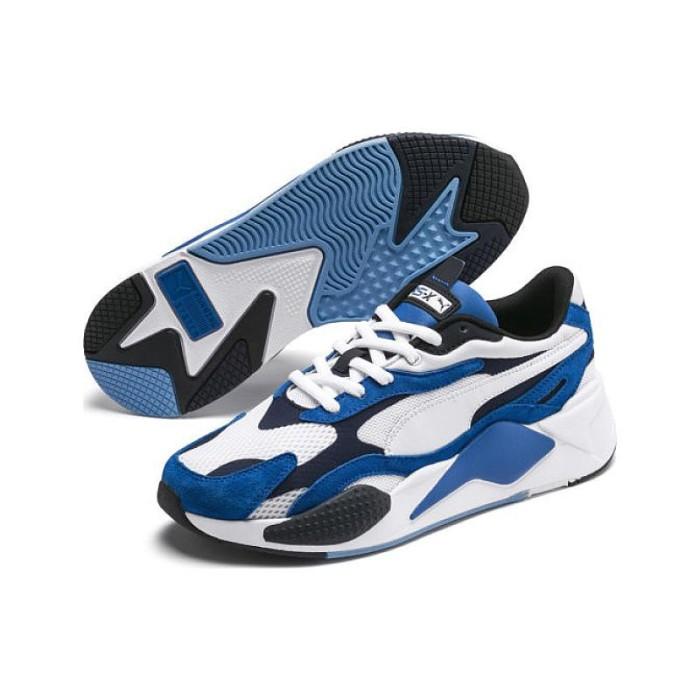 SEPATU CASUAL PUMA RS-X³ SUPER Palace Blue-Puma White MEN 372884 02